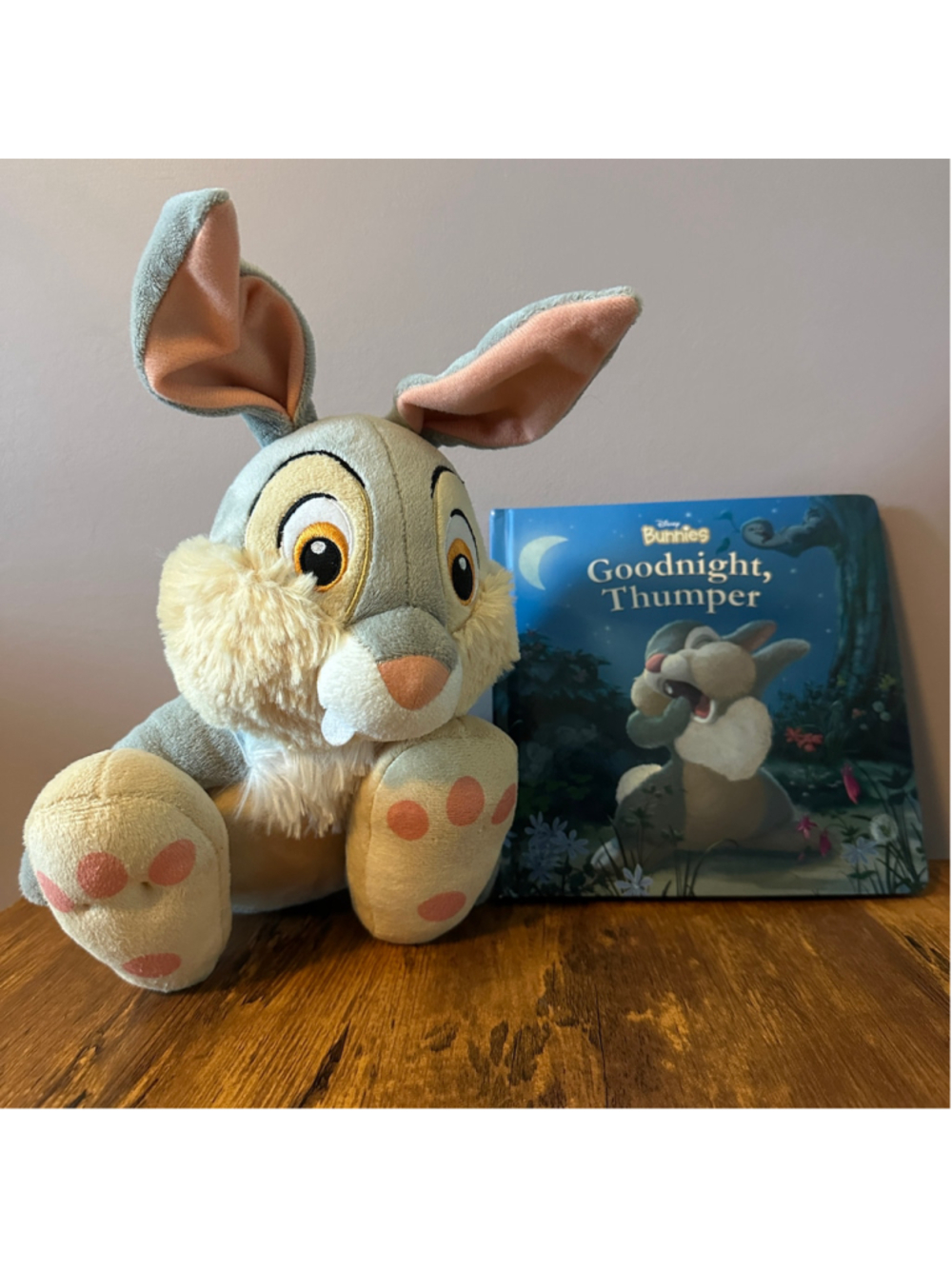 Disney Thumper Plush & Goodnight Thumper Book Kohl's Cares Bambi Gray Bunny